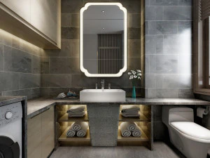 modern toilet bathroom 3D Model