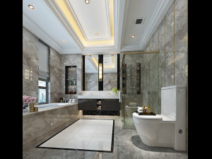 modern toilet bathroom 3D Модель