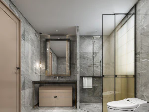 modern tuvalet banyo 3D Model