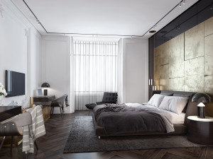 luxurious bedroom 3Dモデル