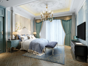 luxurious bedroom 3D 모델
