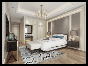 luxurious bedroom Model 3D