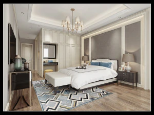 kamar tidur mewah Model 3D