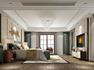 luxurious bedroom 3Dモデル