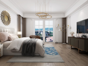 luxurious bedroom Modelo 3D