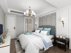 luxurious bedroom Modèle 3D