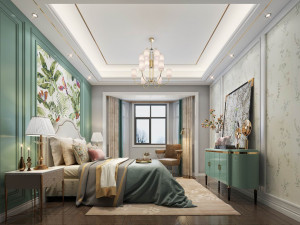 luxurious bedroom 3D Model
