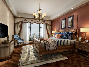 luxurious bedroom Model 3D