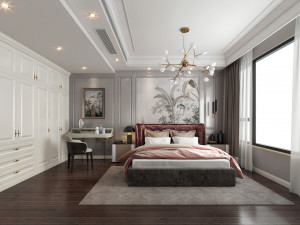 luxurious bedroom 3D Model
