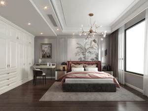quarto luxuoso Modelo 3D