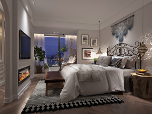 luxurious bedroom 3D Model