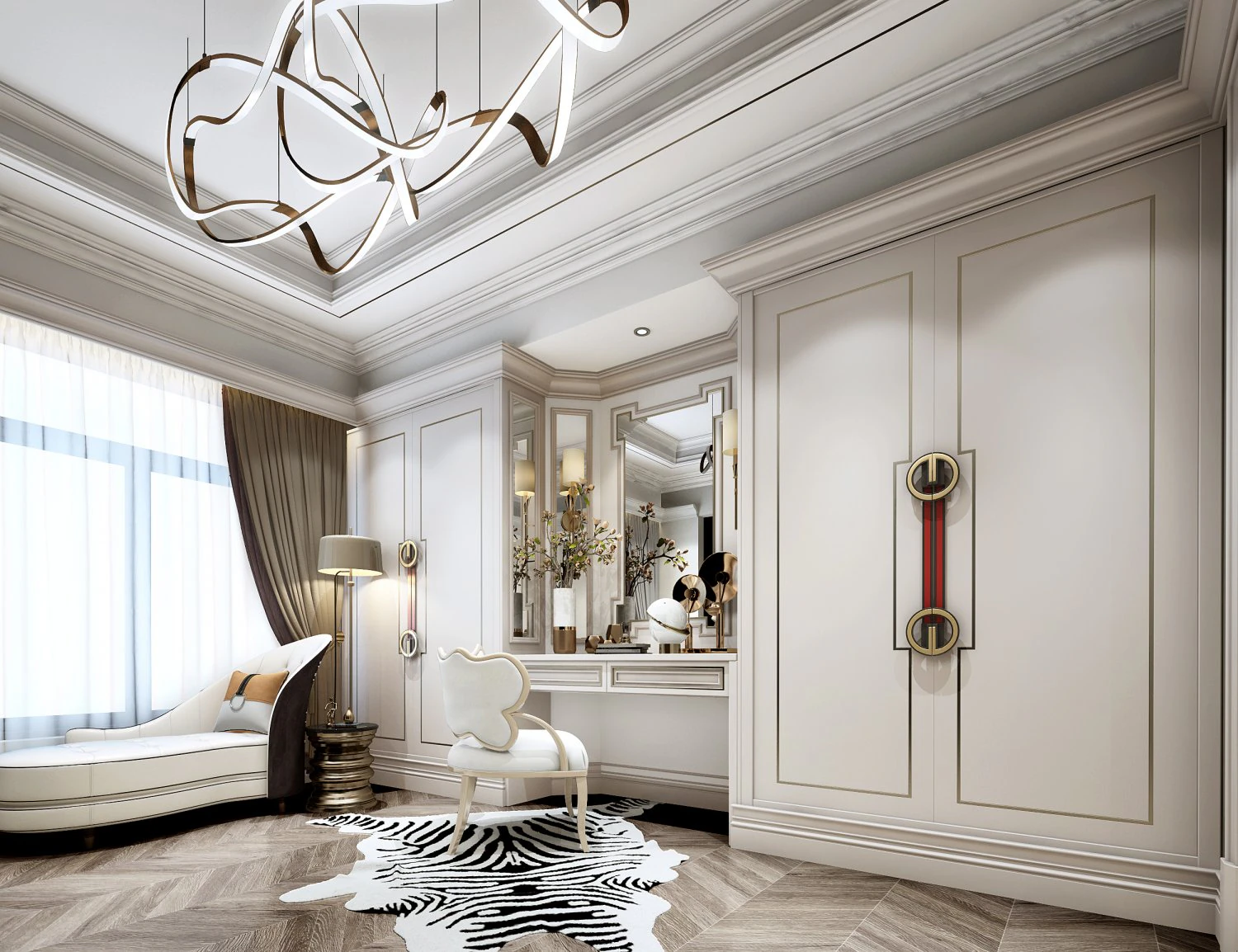 luxurious bedroom 3D Model .c4d .max .obj .3ds .fbx .stl .blend 