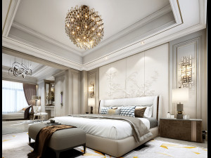 luxurious bedroom 3D Model