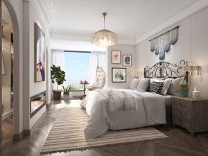 l&uuml;ks yatak odası 3D Model