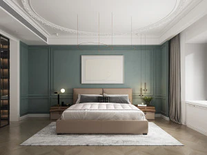 dormitorio de lujo Modelo 3D