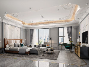 luxurious bedroom 3D Модель