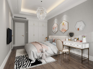 modern bedroom Modèle 3D