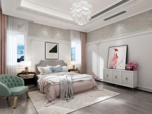 dormitorio moderno Modelo 3D
