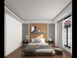 modern bedroom 3D Модель