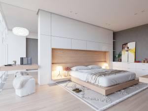 modern bedroom 3D Model