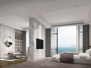 modern bedroom Model 3D