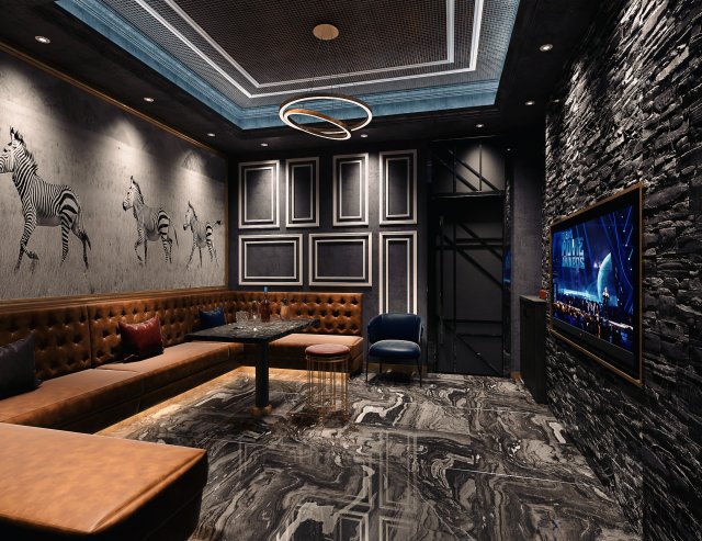 bar 3D-Modell .c4d .max .obj .3ds .fbx .stl .blend 