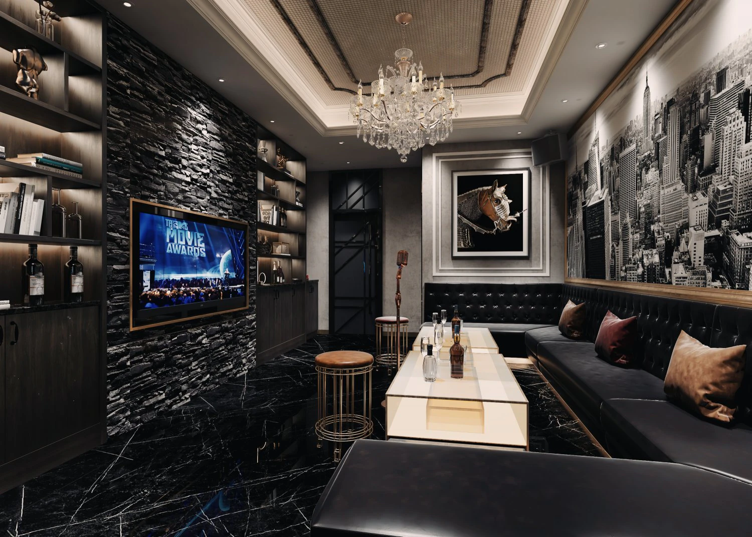 bar 3D Model .c4d .max .obj .3ds .fbx .stl .blend 
