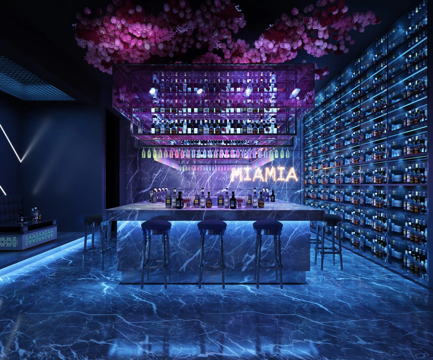 bar 3D Model .c4d .max .obj .3ds .fbx .stl .blend 