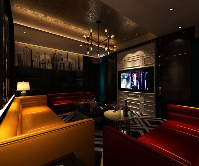 bar 3D 模型 .c4d .max .obj .3ds .fbx .stl .blend 