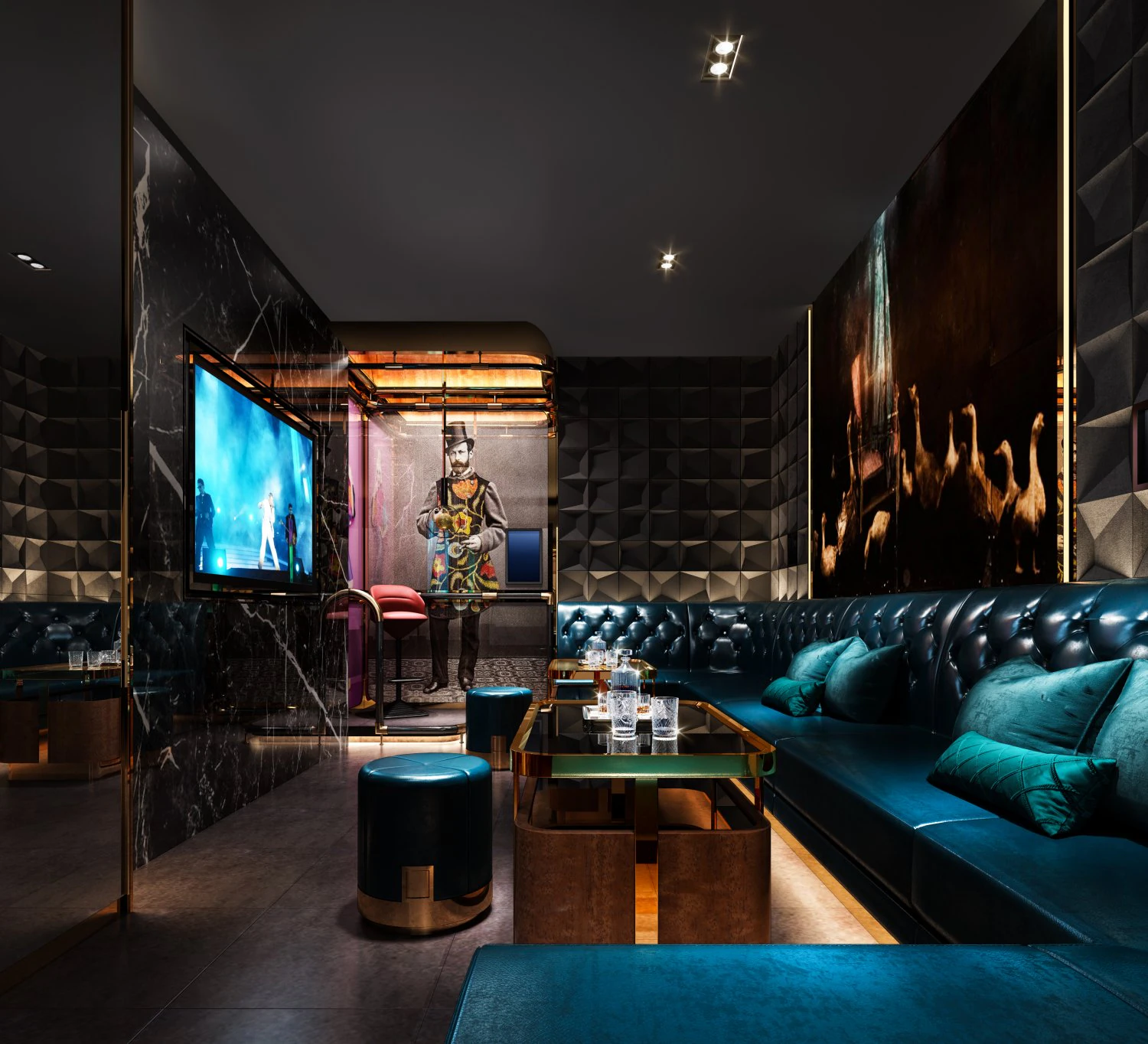 bar 3D Model .c4d .max .obj .3ds .fbx .stl .blend 