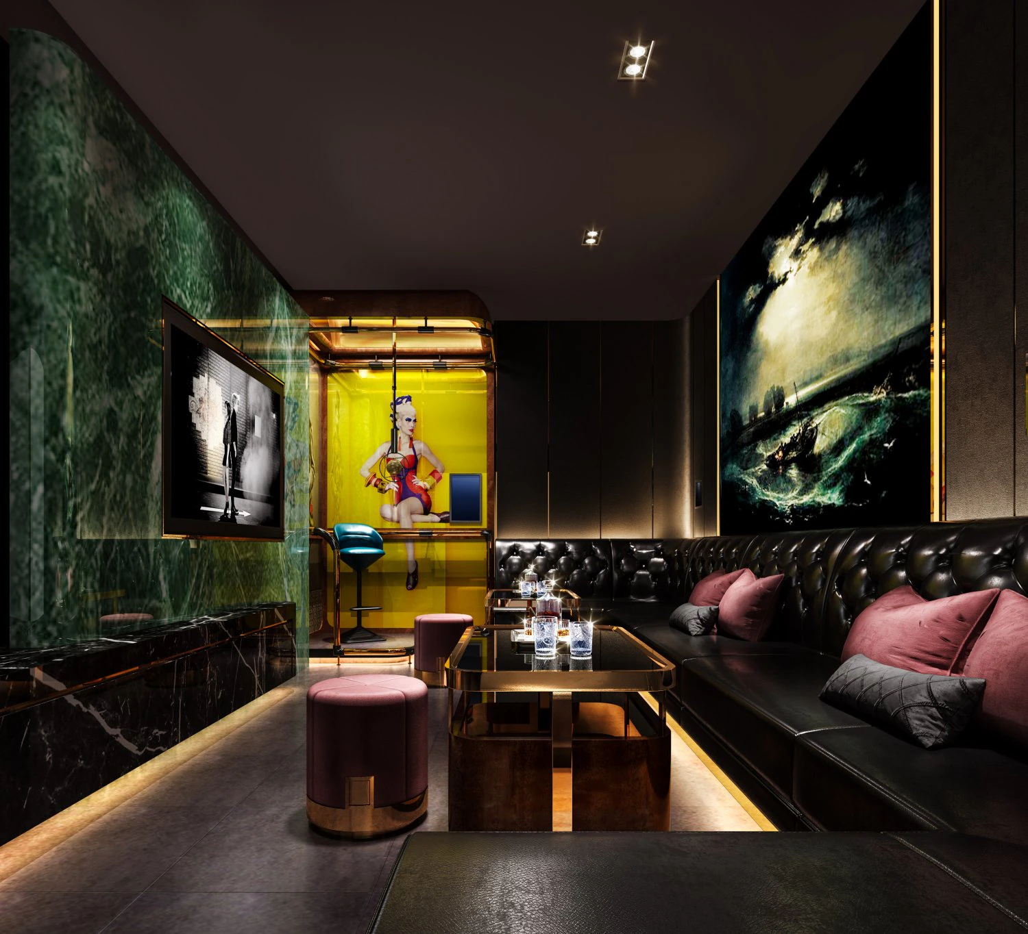 bar 3D Model .c4d .max .obj .3ds .fbx .stl .blend