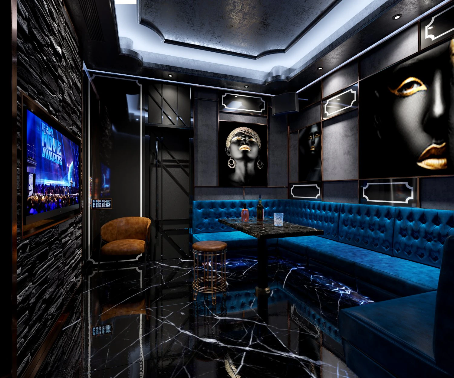 bar 3D Model .c4d .max .obj .3ds .fbx .stl .blend 