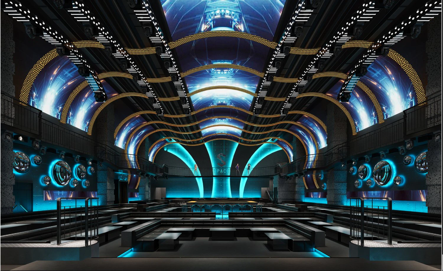 bar 3D Model .c4d .max .obj .3ds .fbx .stl .blend 