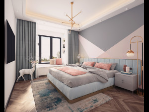 childrens bedroom Model 3D