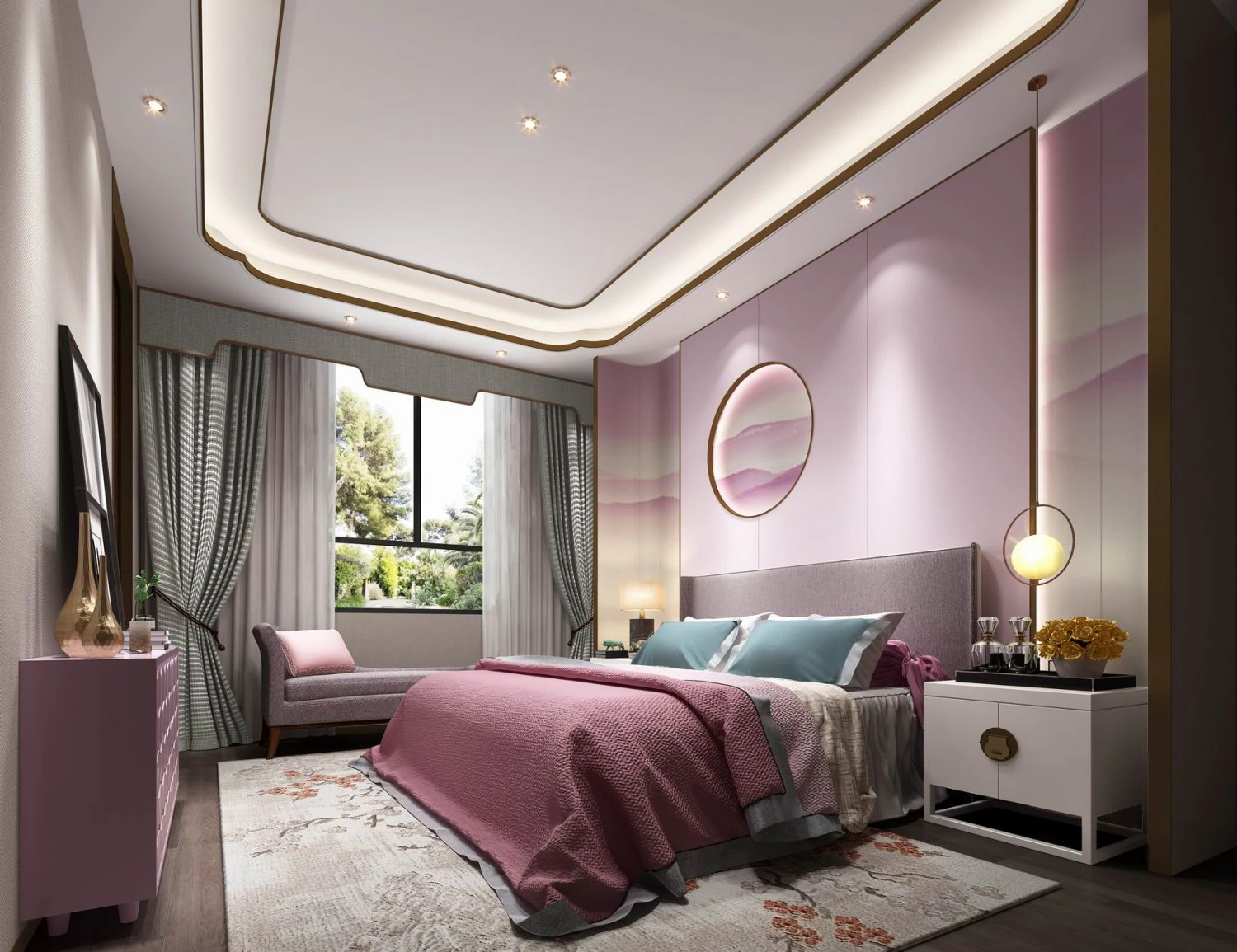 childrens bedroom 3D Model .c4d .max .obj .3ds .fbx .stl .blend 