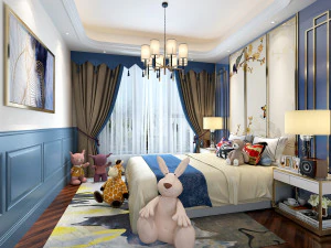 어린이 침실 3D 모델