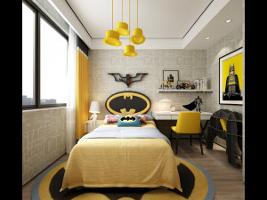childrens bedroom 3D 模型