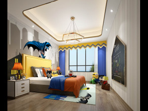 childrens bedroom 3D 模型