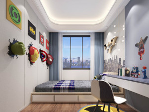 childrens bedroom 3D 模型