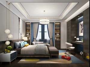 camera da letto per bambini Modello 3D