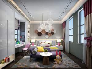 childrens bedroom 3D 模型