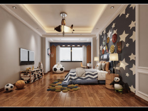 childrens bedroom 3D 模型