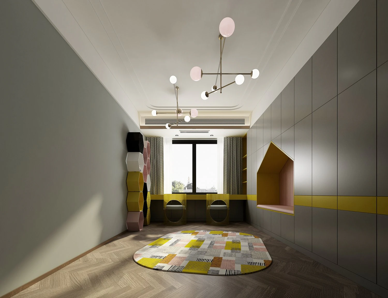 childrens bedroom 3D Model .c4d .max .obj .3ds .fbx .stl .blend 