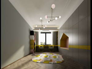 childrens bedroom 3D 模型