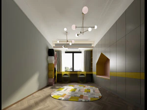 子供部屋 3Dモデル
