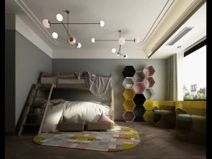childrens bedroom 3D Model
