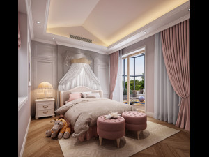 childrens bedroom 3D 模型