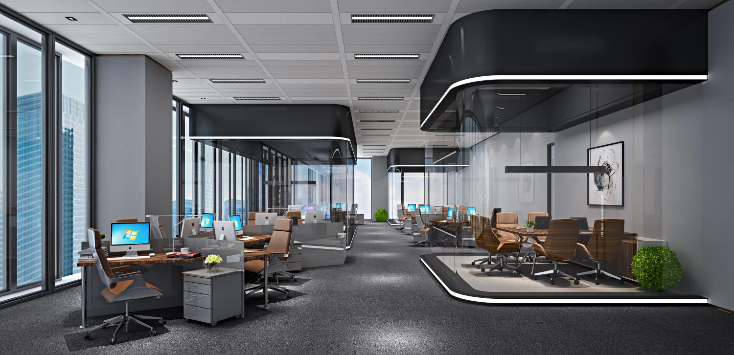 modern office 3D Model .c4d .max .obj .3ds .fbx .stl .blend 