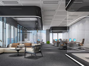 modern office Model 3D