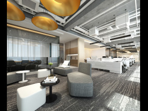 modern office 3D Model
